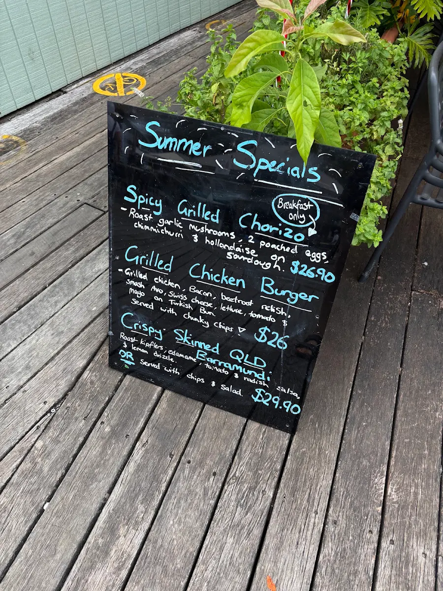 Menu, Cafe VinCino