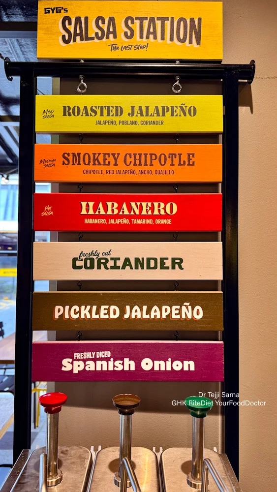 Menu, Guzman y Gomez - Indooroopilly