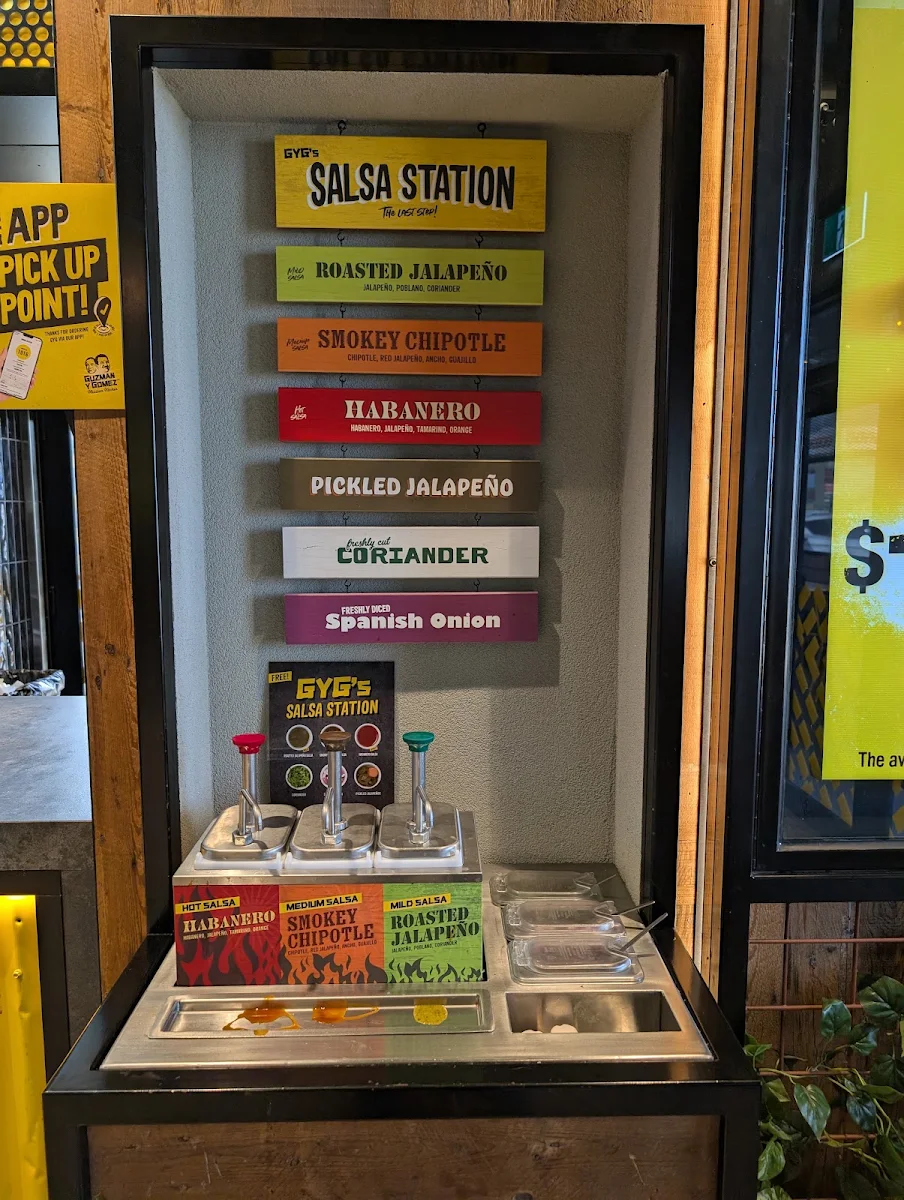 Menu, Guzman y Gomez - Sunbury