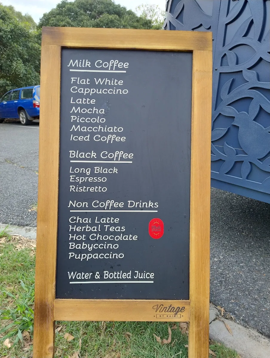 Menu, Toasty Grinds Mobile Coffee Van