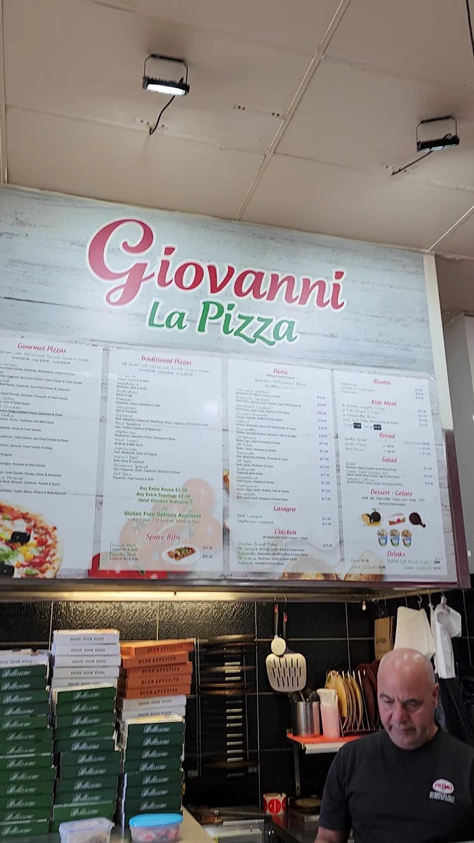 Menu, Giovanni La Pizza