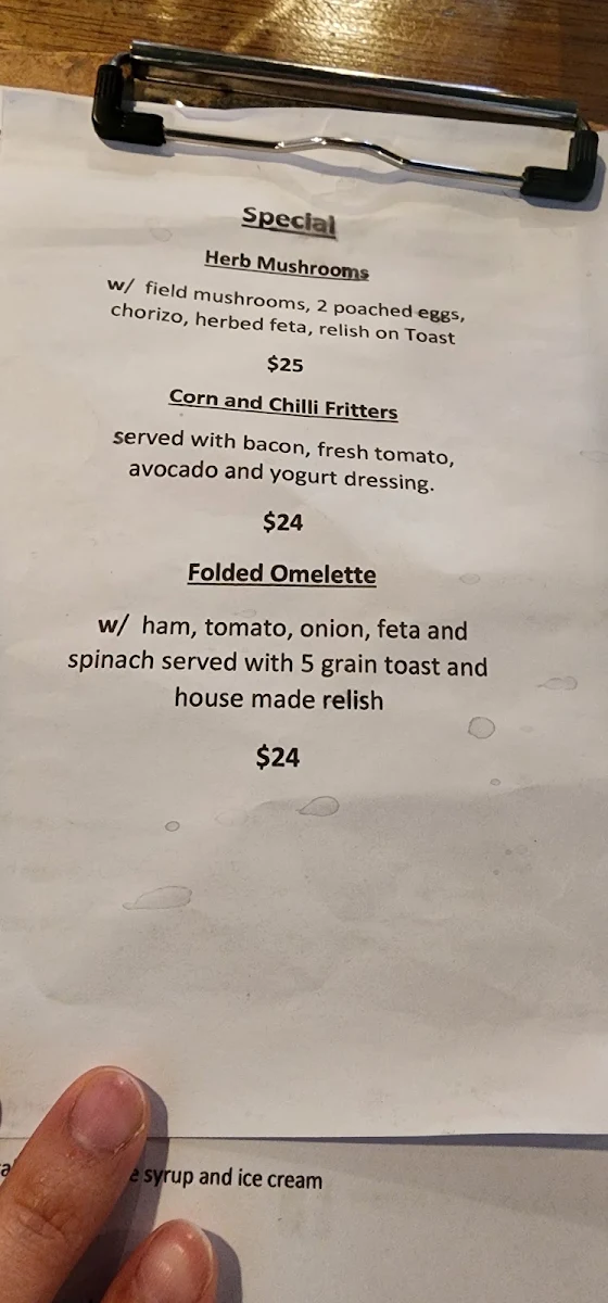 Menu, Liar Liar