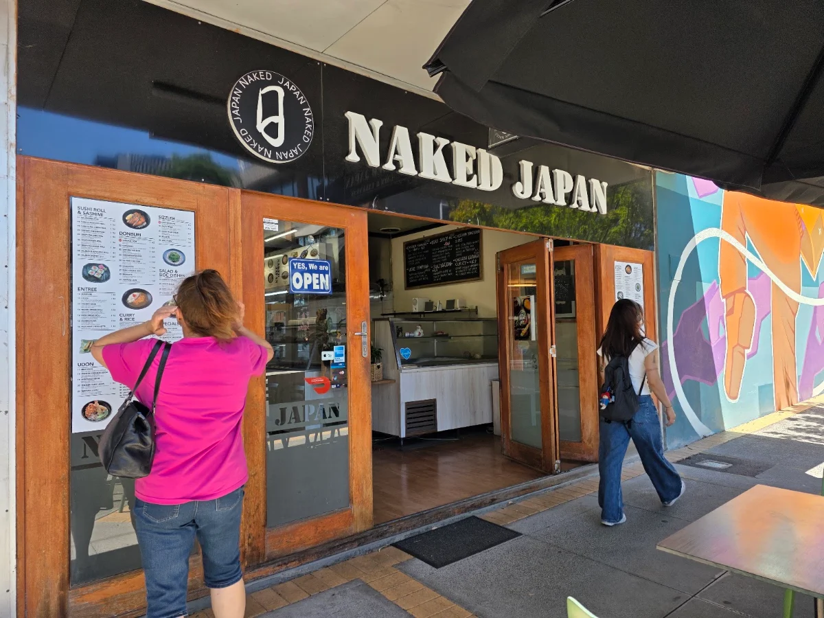 Menu, Naked Japan