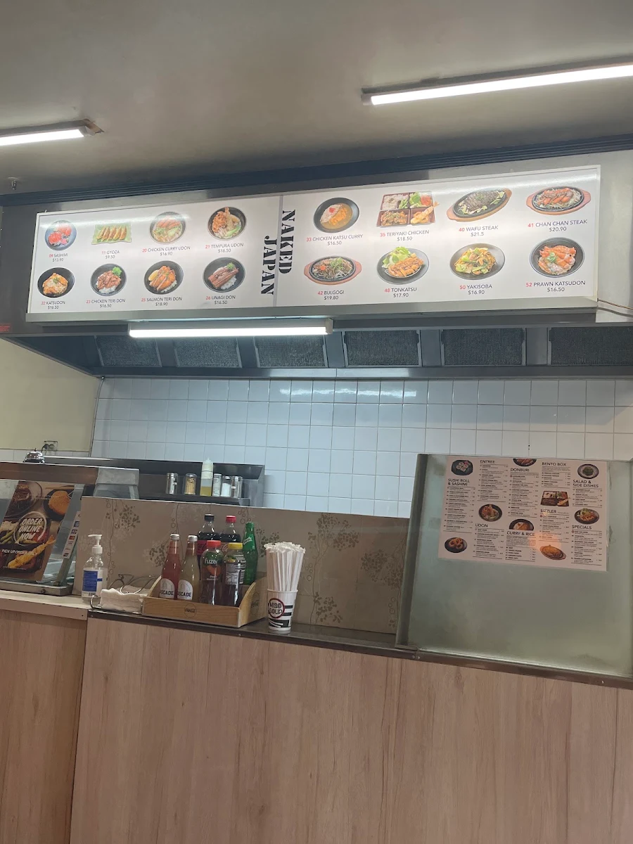 Menu, Naked Japan
