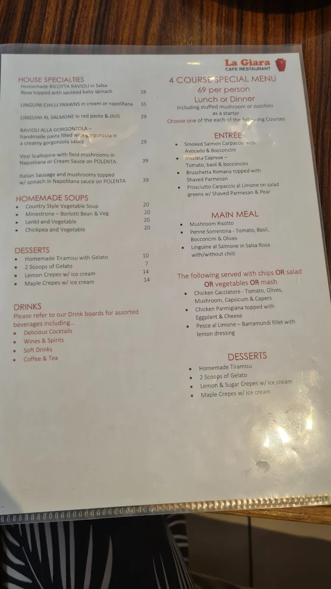 Menu, Sweet Mayhem
