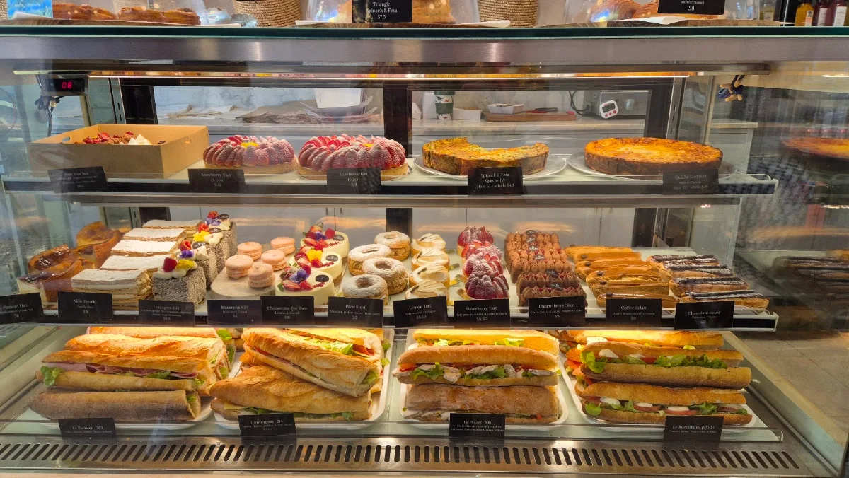 Menu, Lavie & Belle Bakery Rose Bay