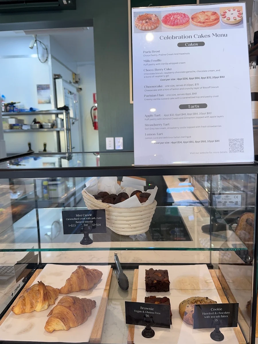 Menu, Lavie & Belle Bakery Rose Bay