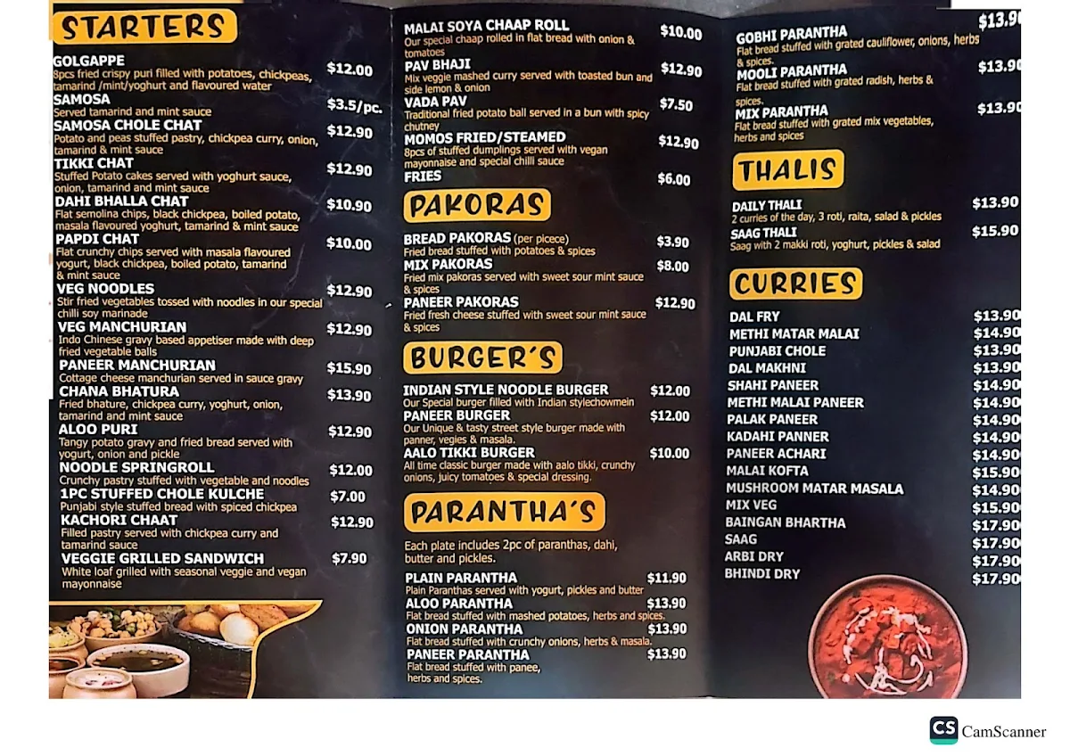 Menu, Endless Eggless