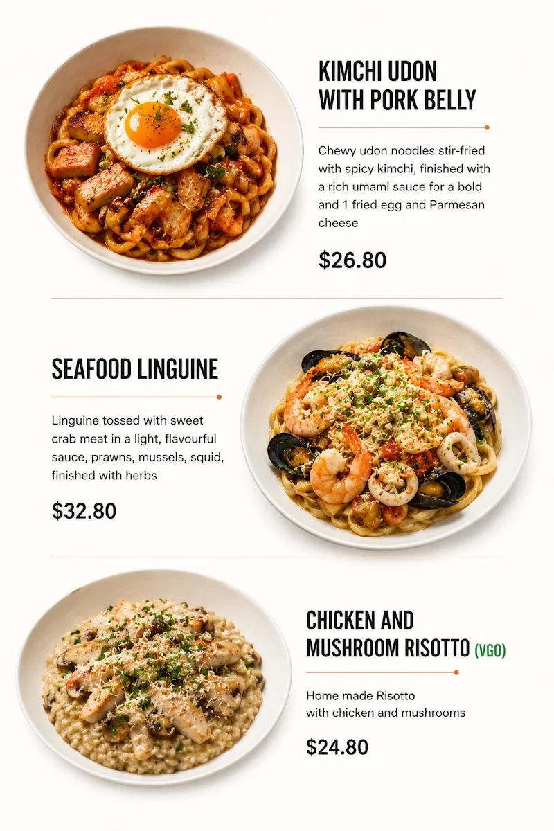 Menu, 7 Nine