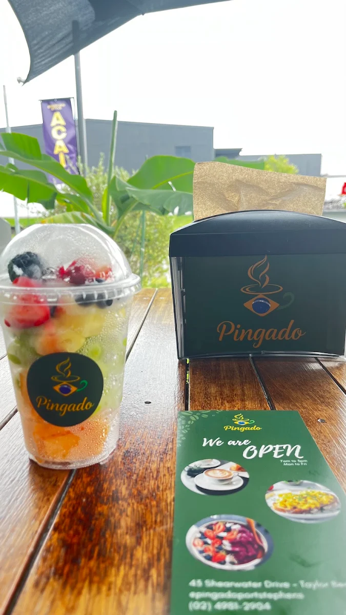 Menu, Pingado Cafe