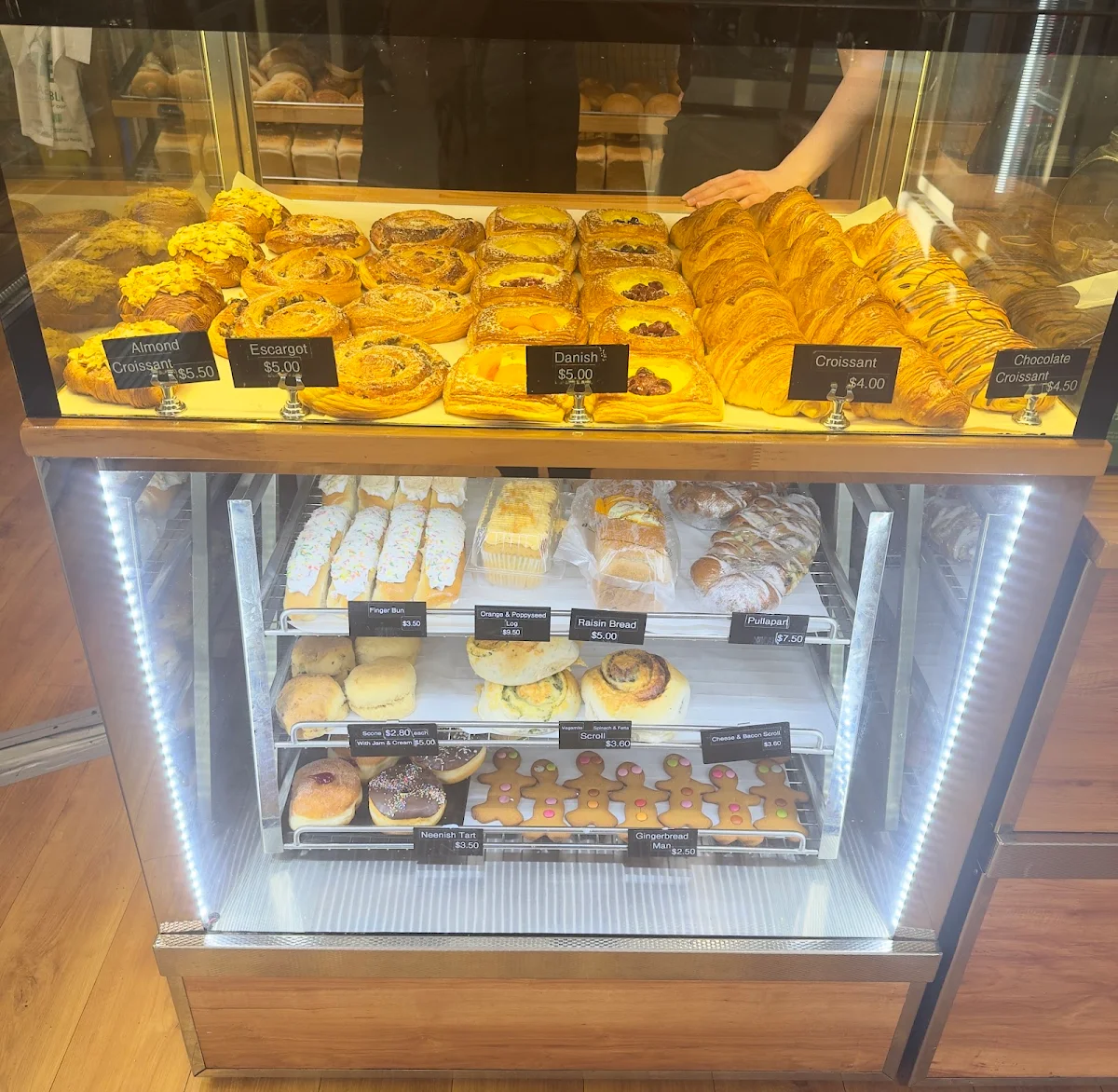 Menu, Woombye Bakery