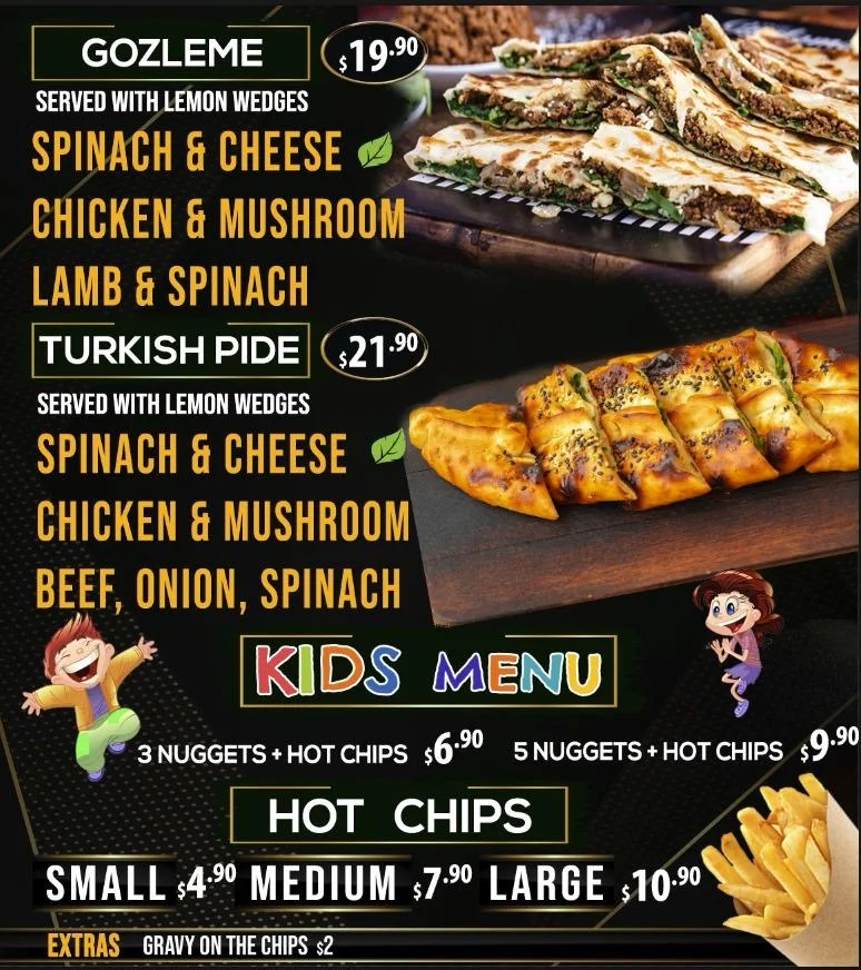 Menu, Rocky Eats