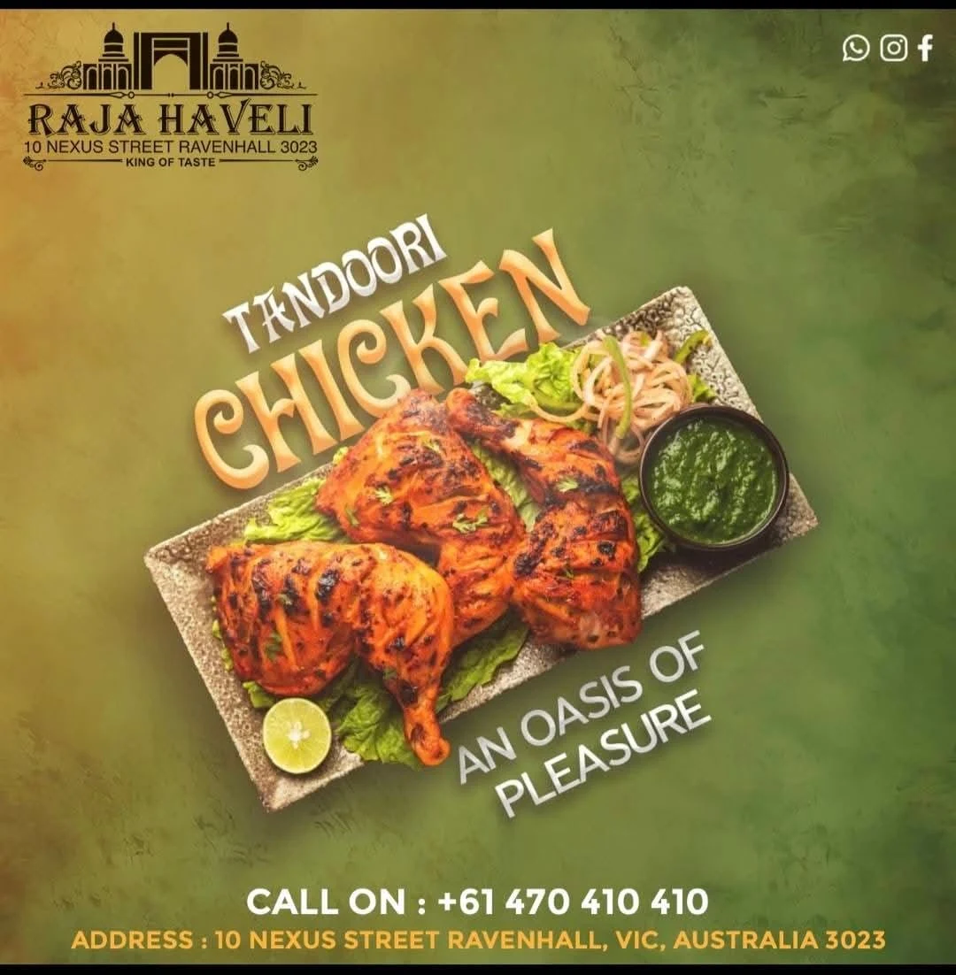 Menu, RAJA HAVELI FUNCTION HALL