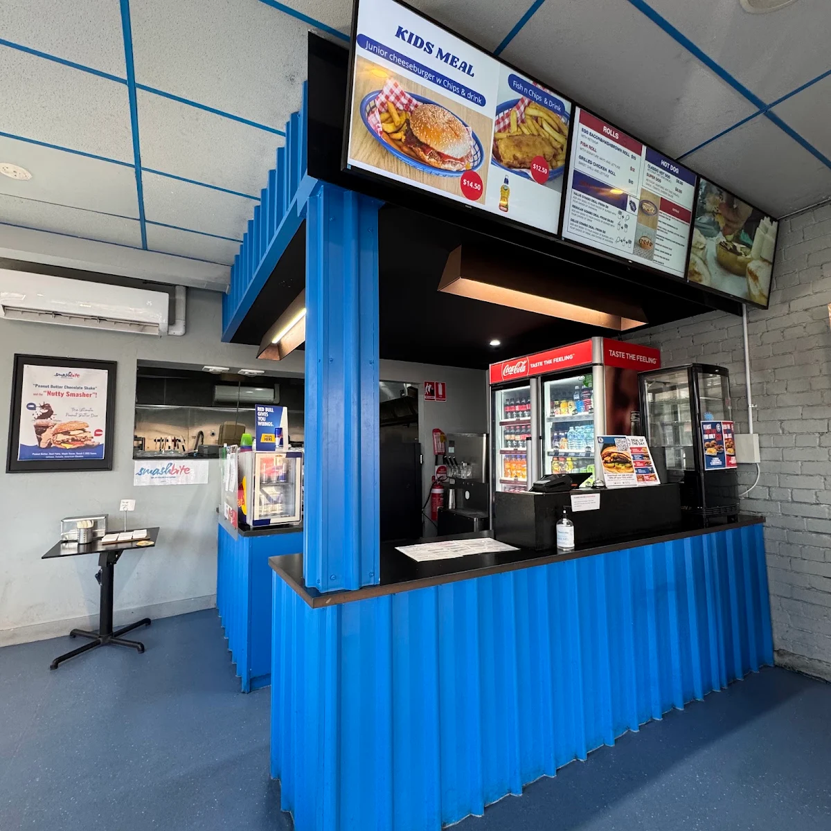 Menu, Smashbite Burger House