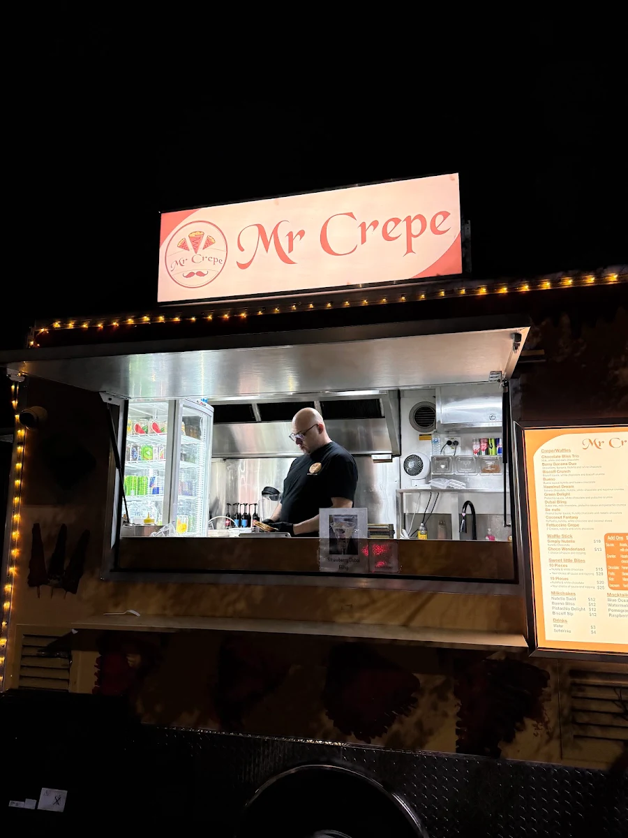 Menu, Mr Crepe Sydney