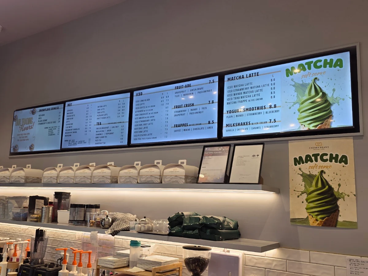 Menu, CB Bakery Cafe Lidcombe