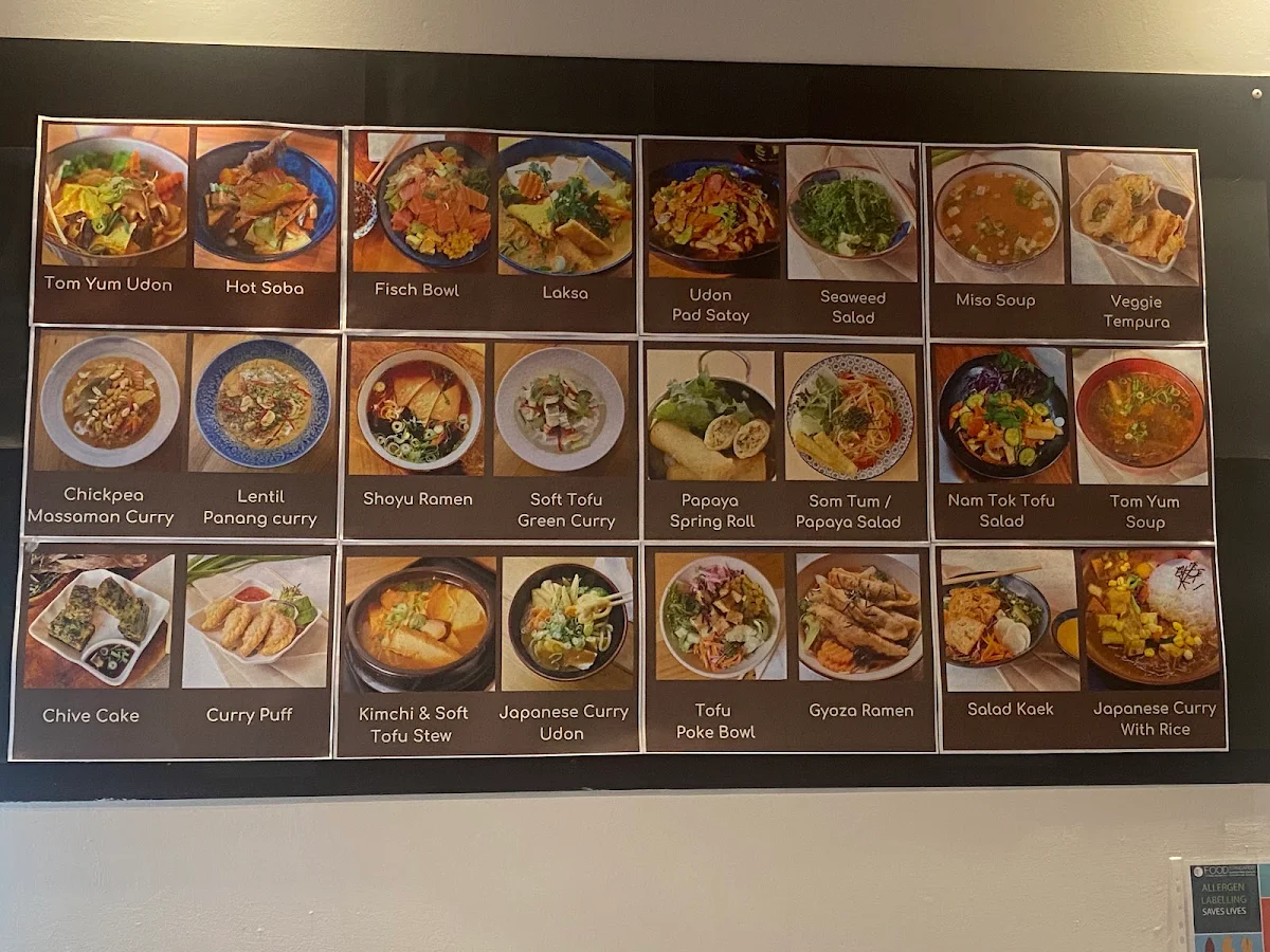 Menu, Cookatoo Kitchen - 100% Vegan