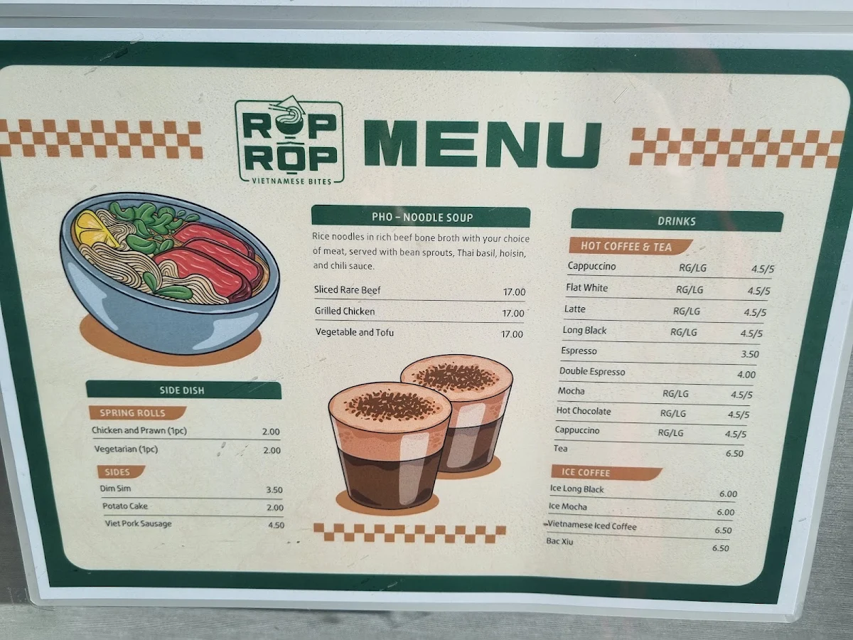 Menu, ROP ROP