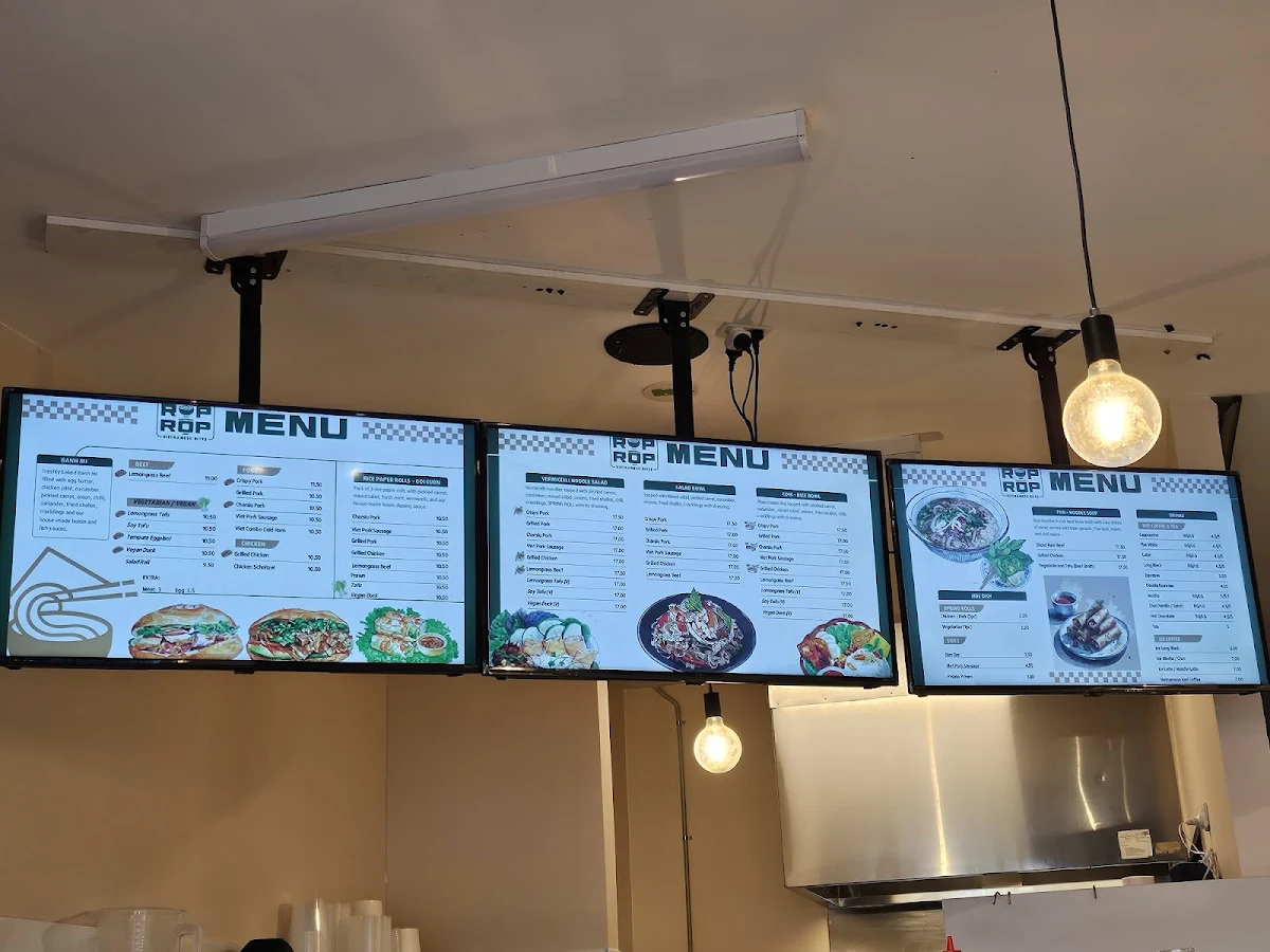 Menu, ROP ROP
