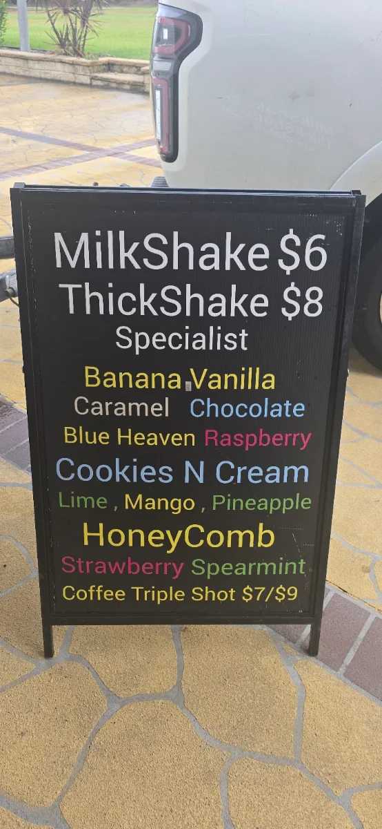 Menu, Back Yard Dog