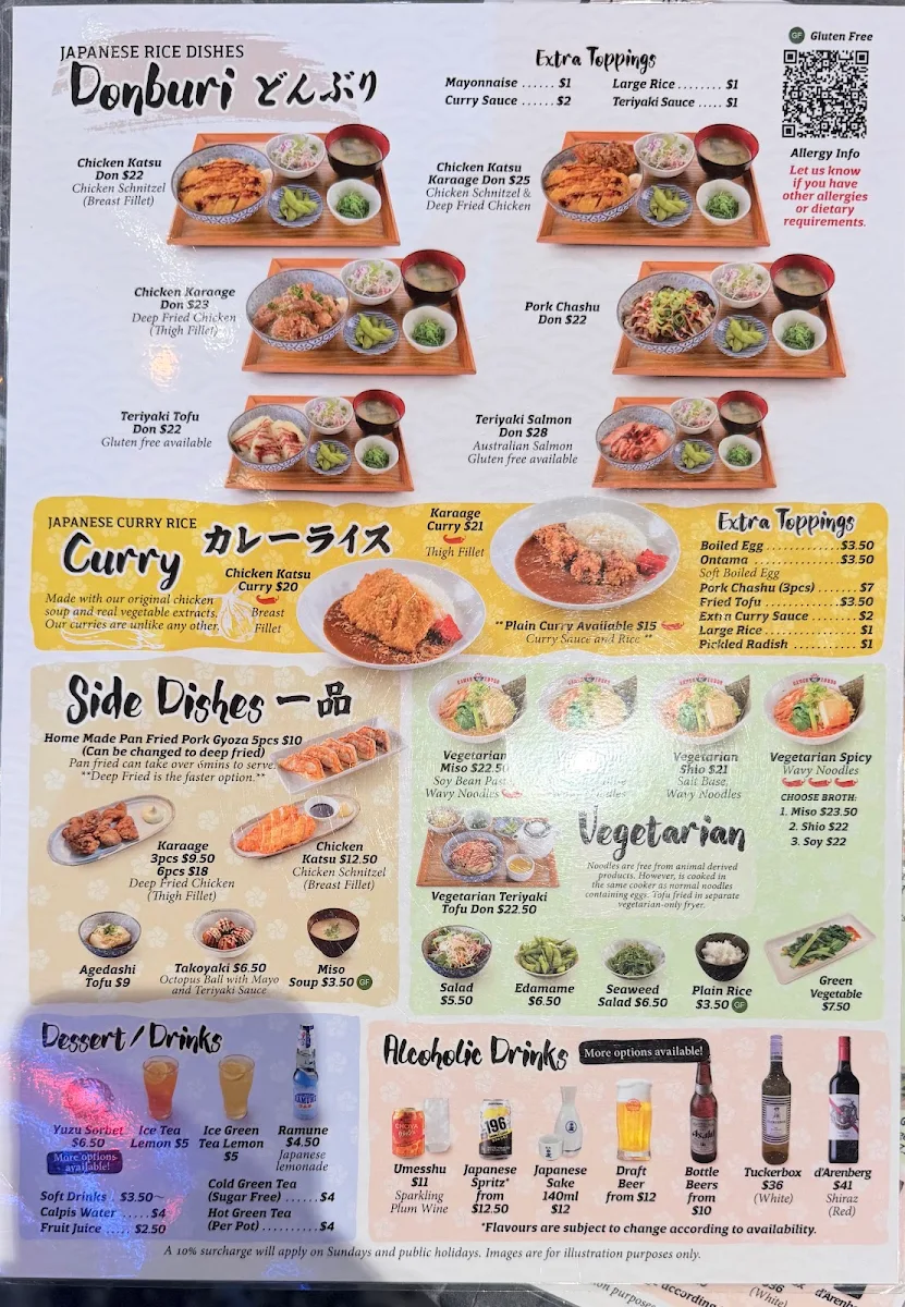 Menu, Ramen Zundo