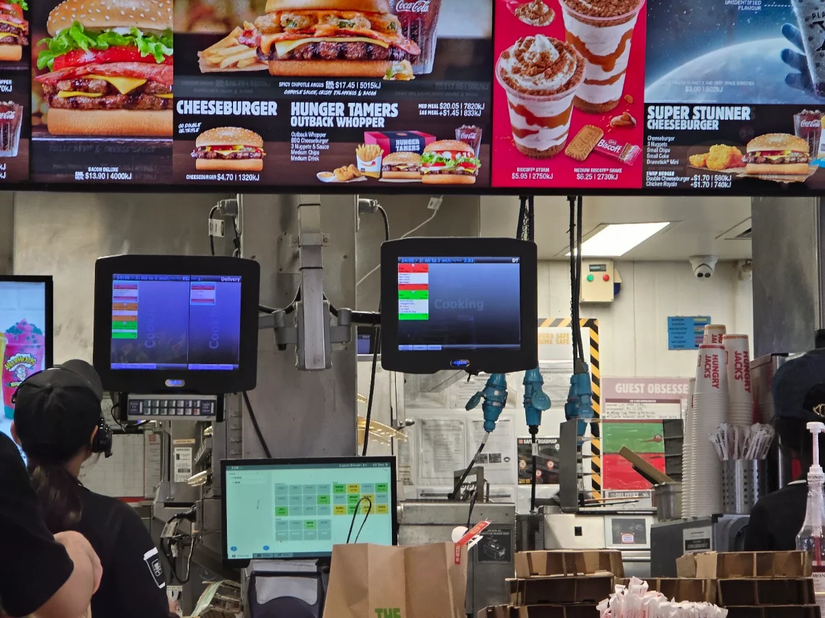 Menu, Hungry Jack's Burgers Springvale