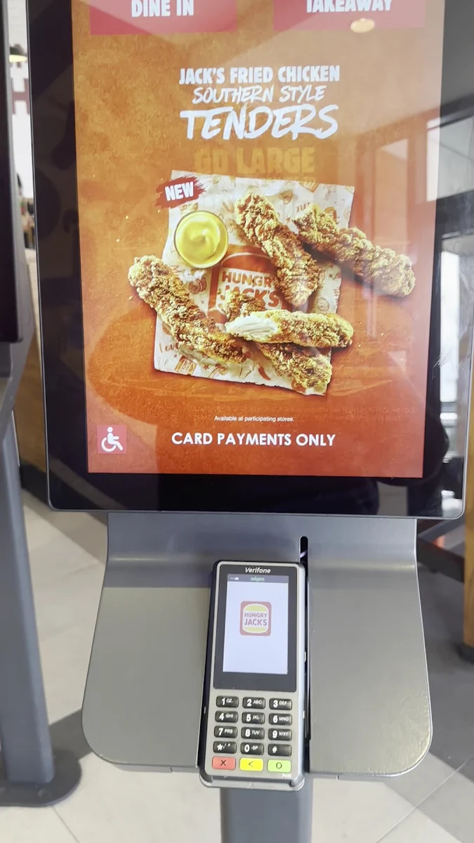 Menu, Hungry Jack's Burgers Springvale
