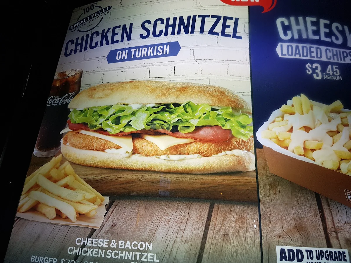 Menu, Hungry Jack's Burgers Springvale