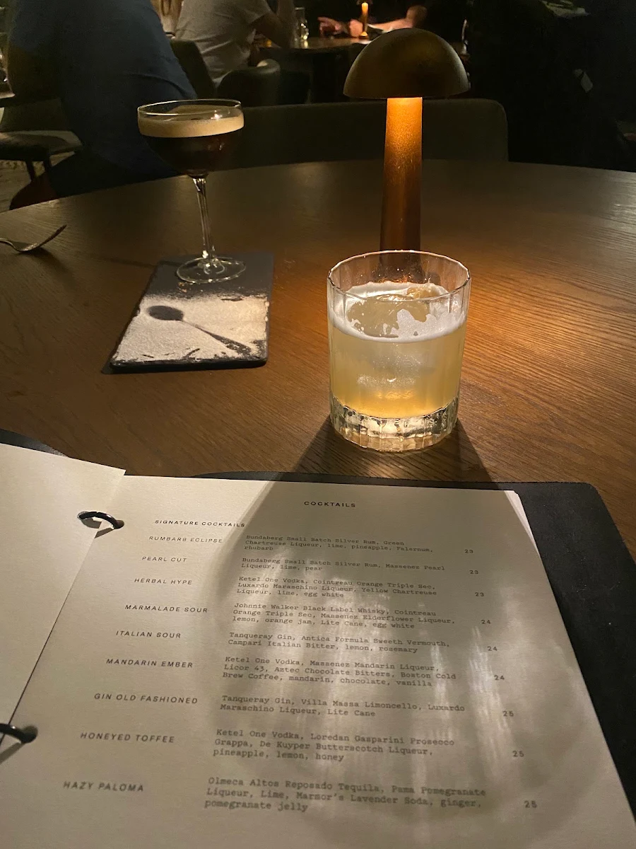 Menu, Marmor