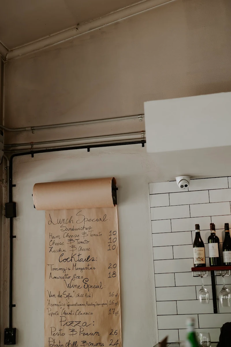 Menu, Department of Pizza