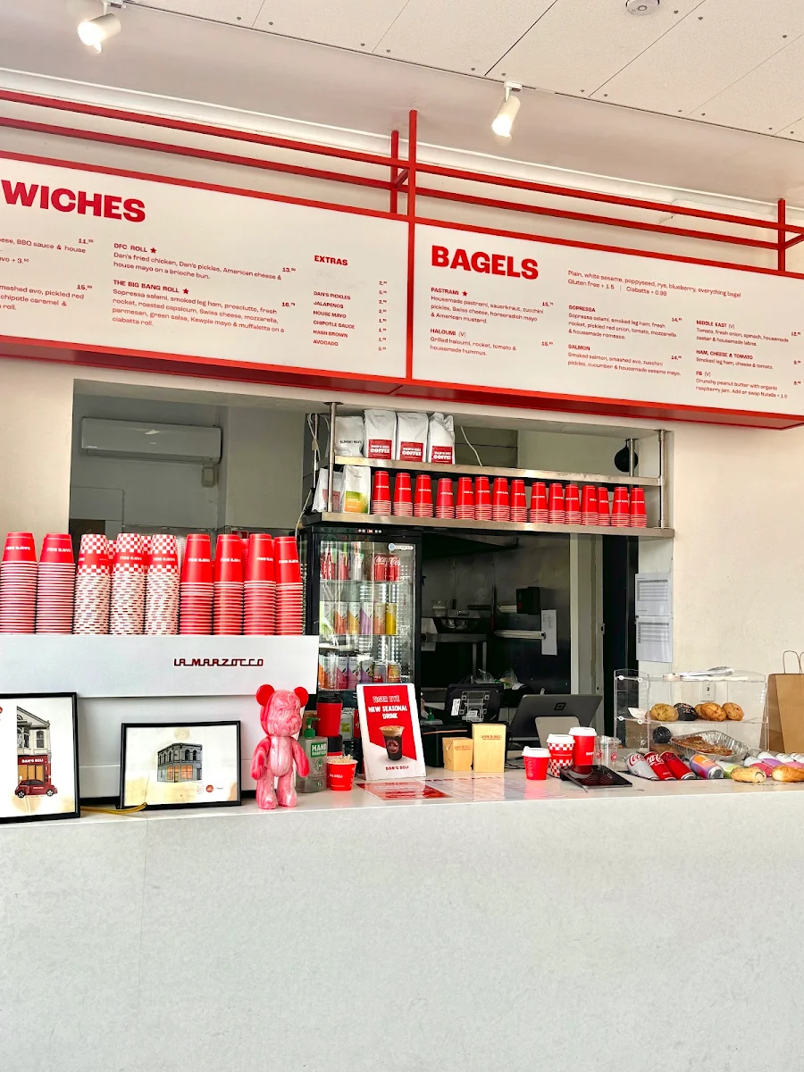 Menu, Dan's Deli