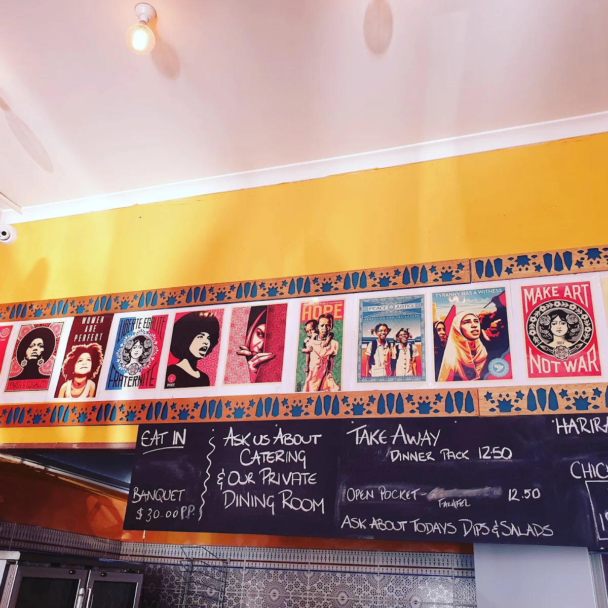 Menu, Moroccan Soup Bar