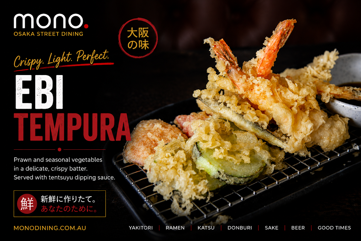 Menu, Mono Dining