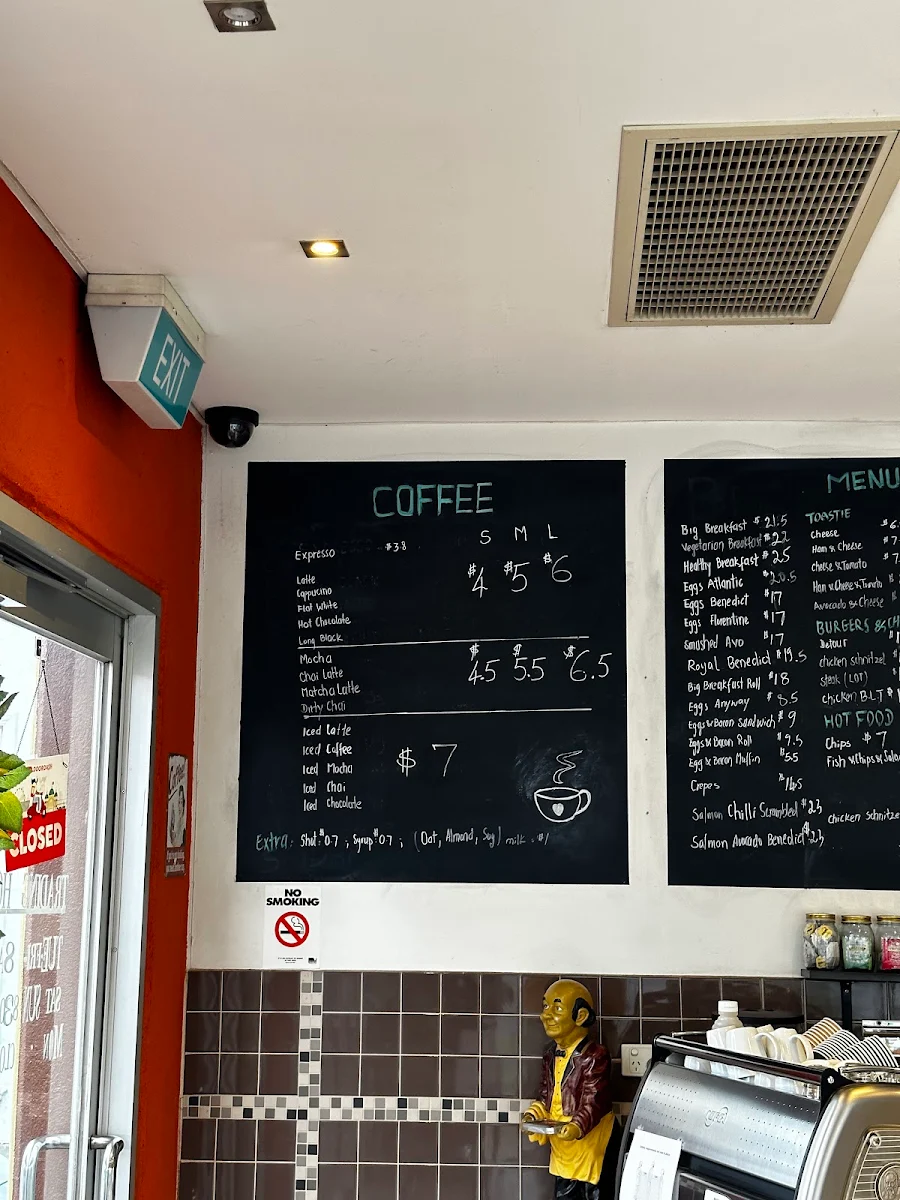 Menu, Detour Cafe and Catering Sunshine