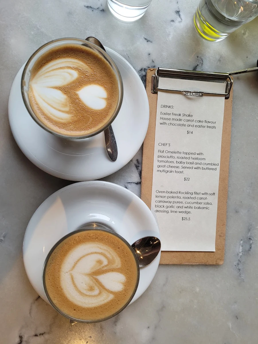 Menu, the Lilydale General