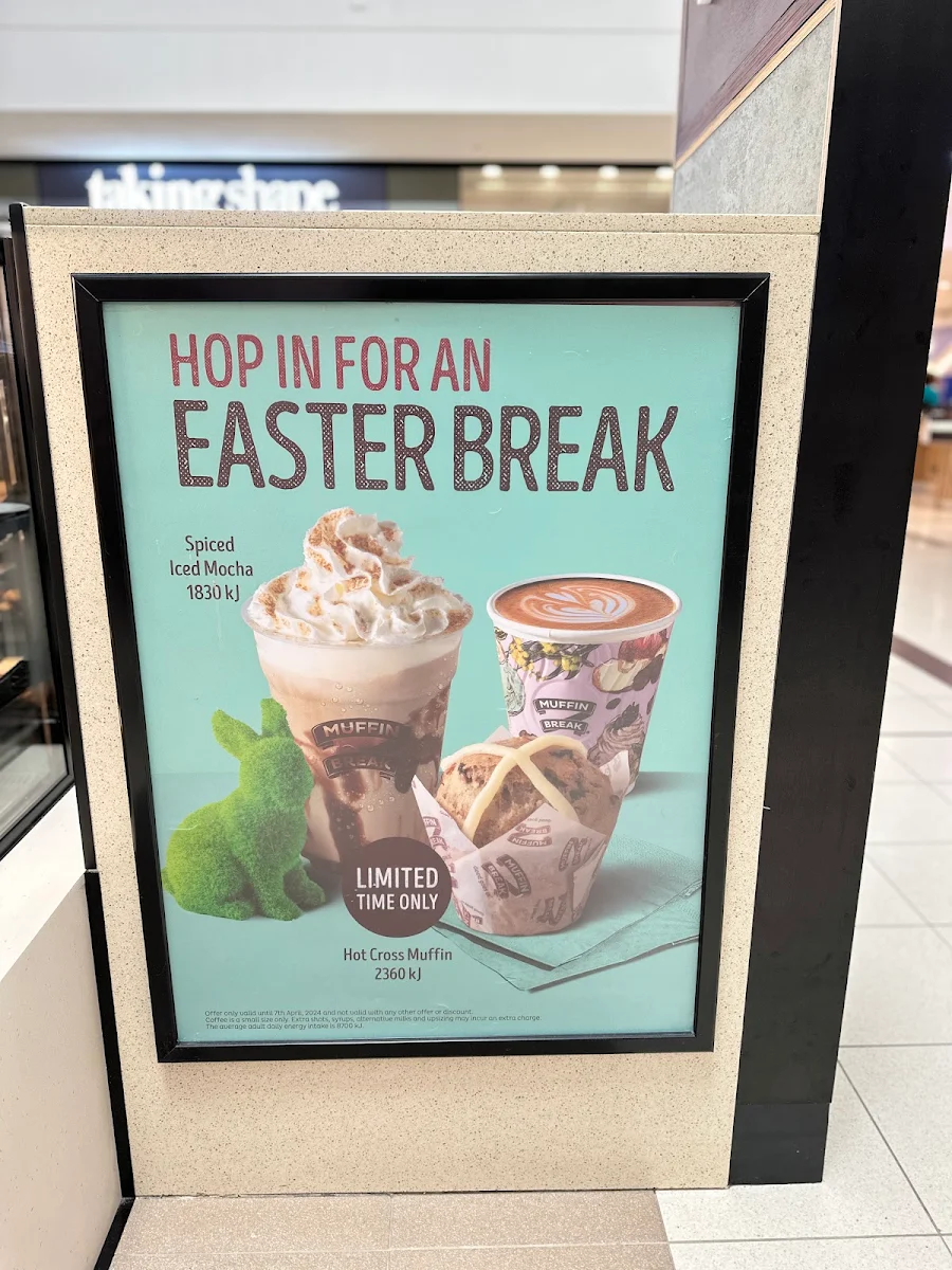 Menu, Muffin Break Rockingham