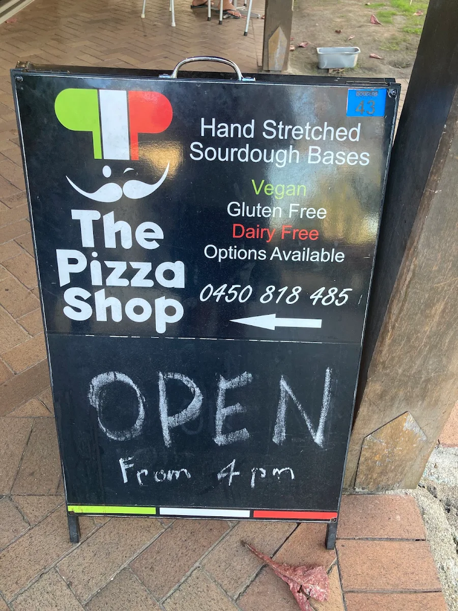 Menu, The Pizza Shop