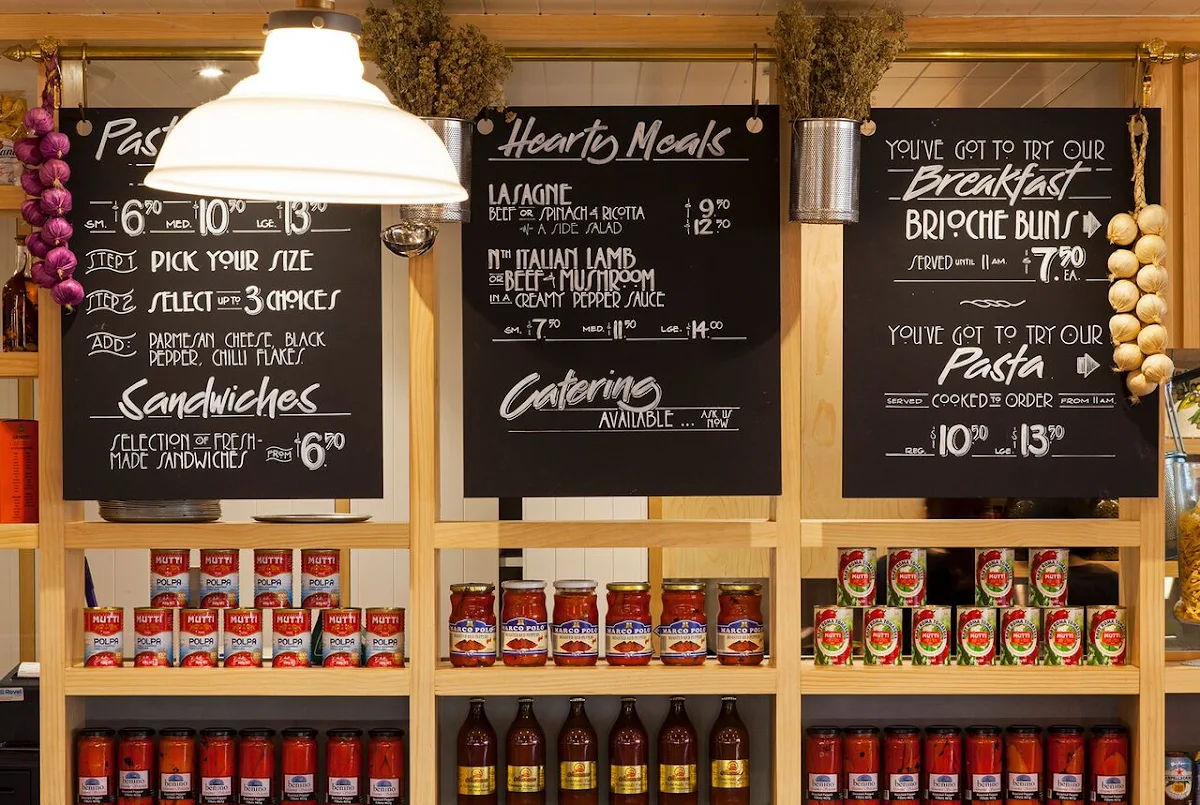 Menu, Pasta Pantry 25 Martin Place