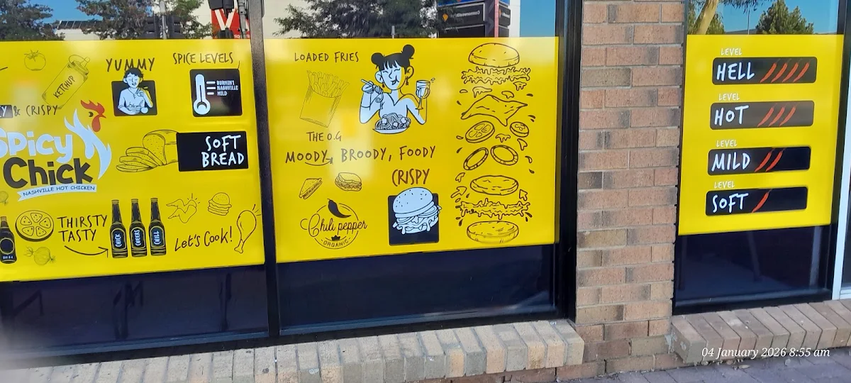 Menu, Spicy Chick (sefton park) halal certified