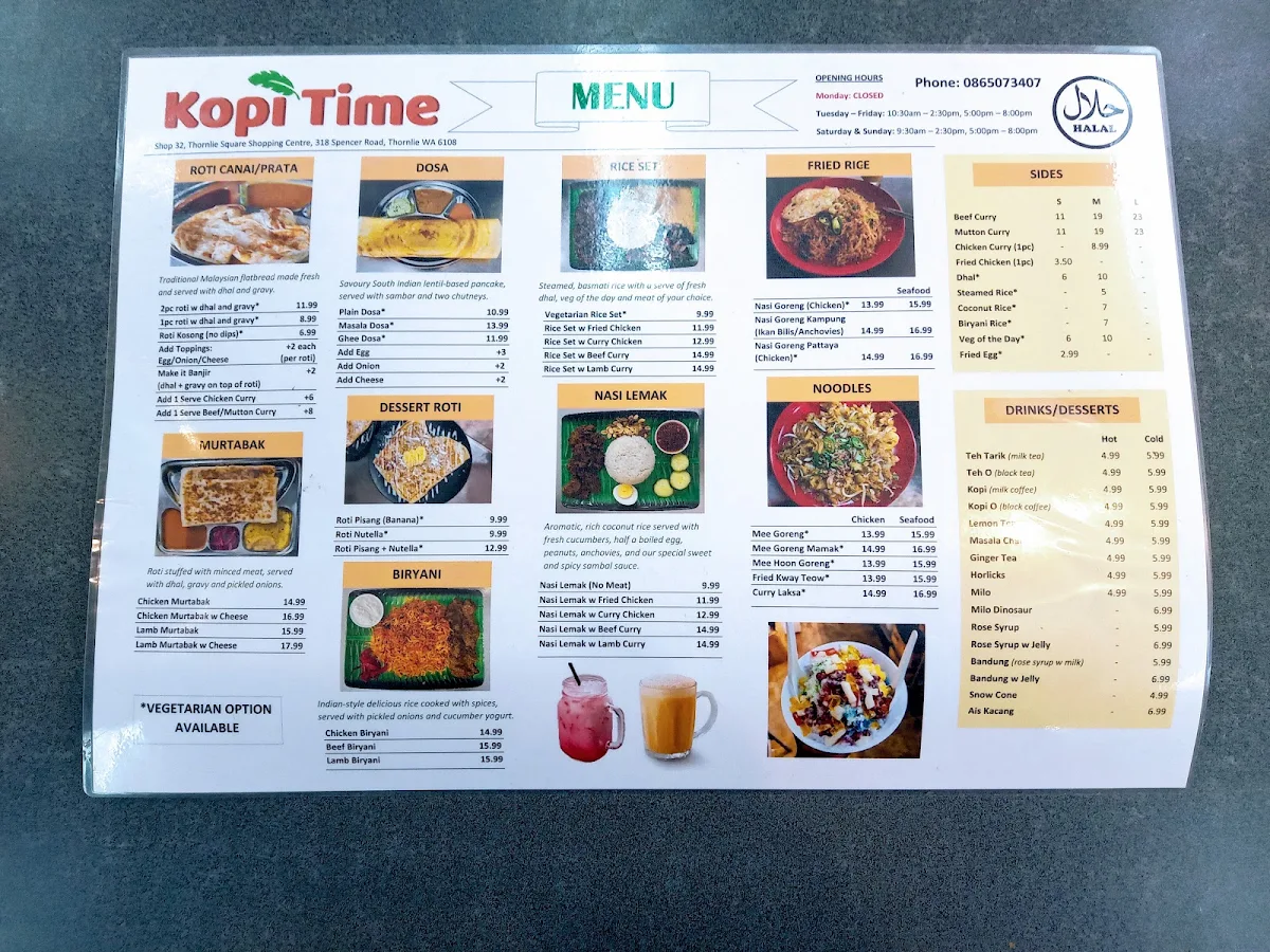 Menu, Kopi Time