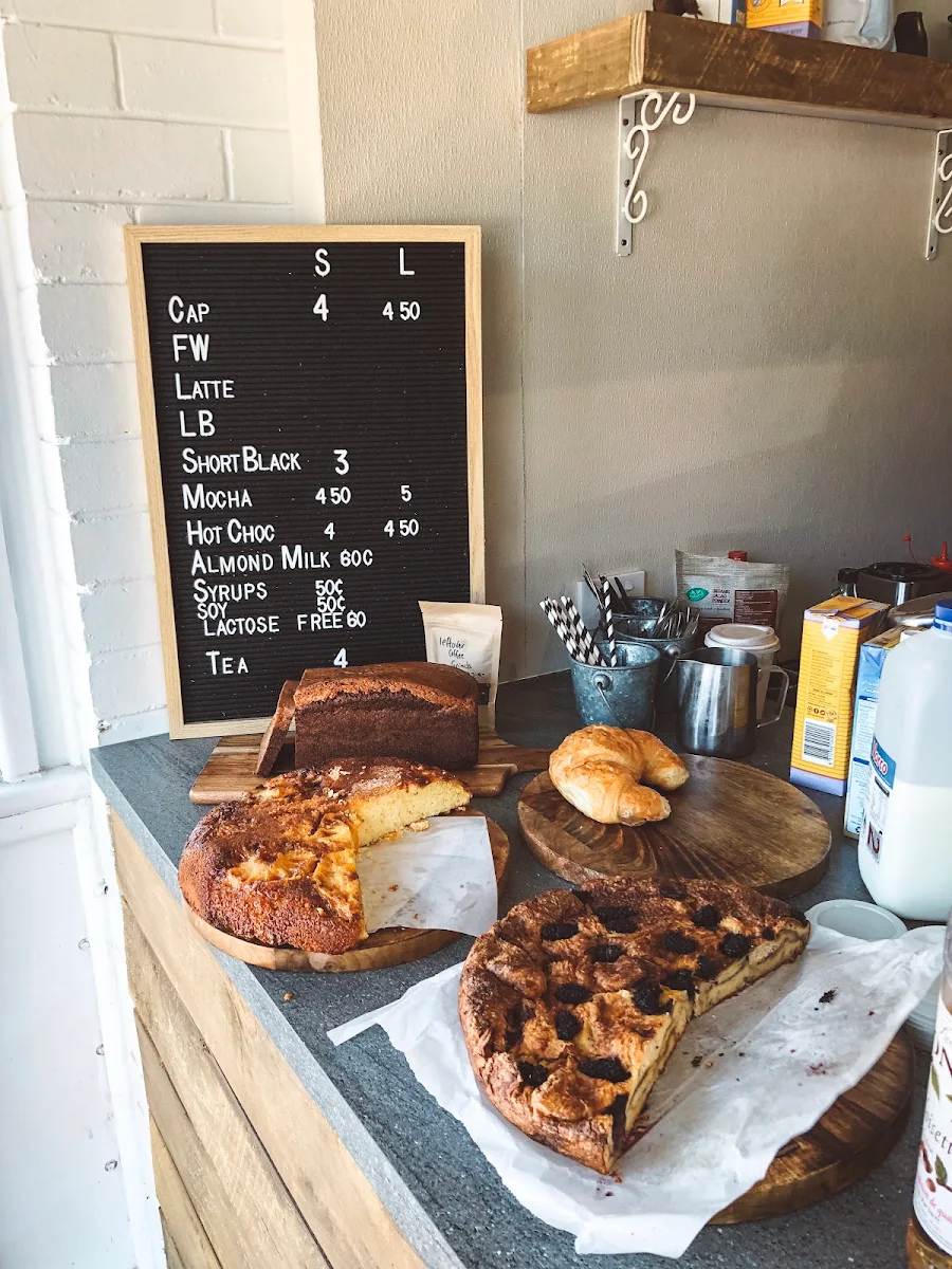 Menu, Kincumber post cafe