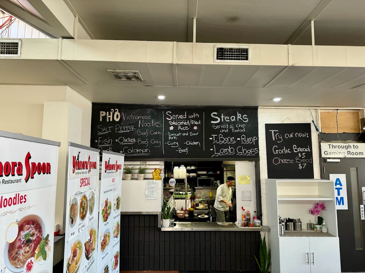 Menu, Yennora Oasis Hotel