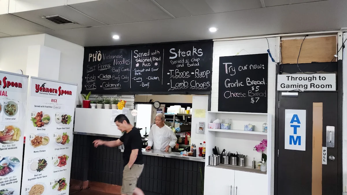 Menu, Yennora Oasis Hotel