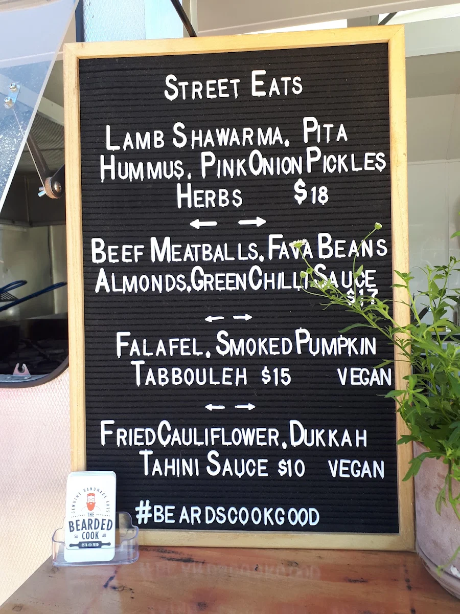 Menu, Shapeshifter Brewing Co