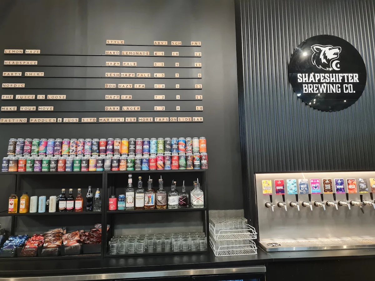 Menu, Shapeshifter Brewing Co