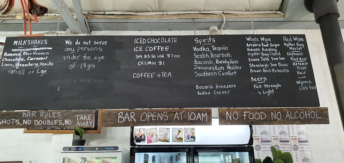 Menu, Samuel Gee Pies and Pastries