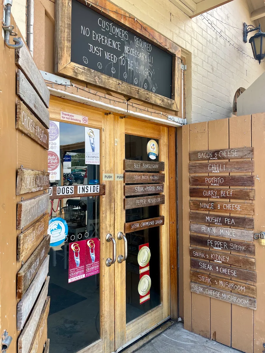 Menu, Samuel Gee Pies and Pastries