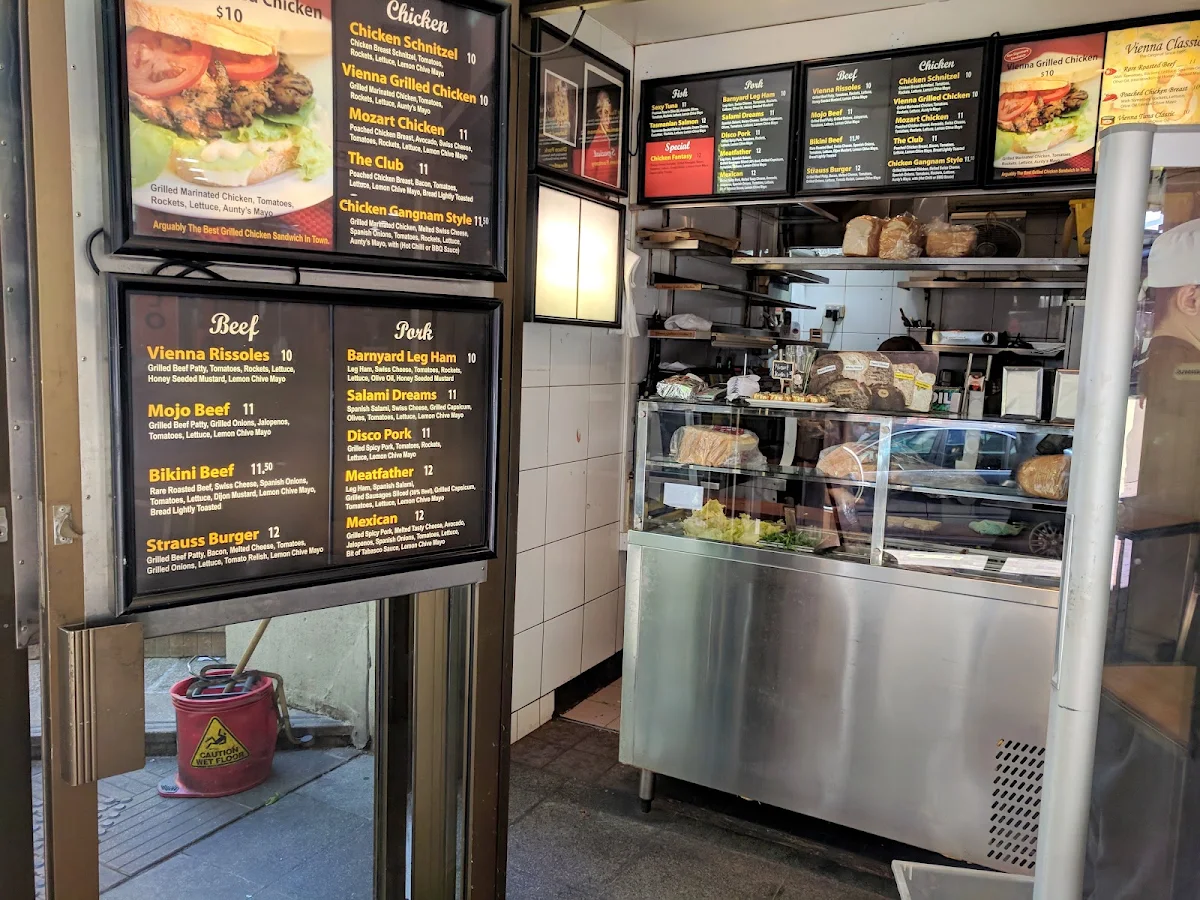 Menu, Vienna Sandwiches
