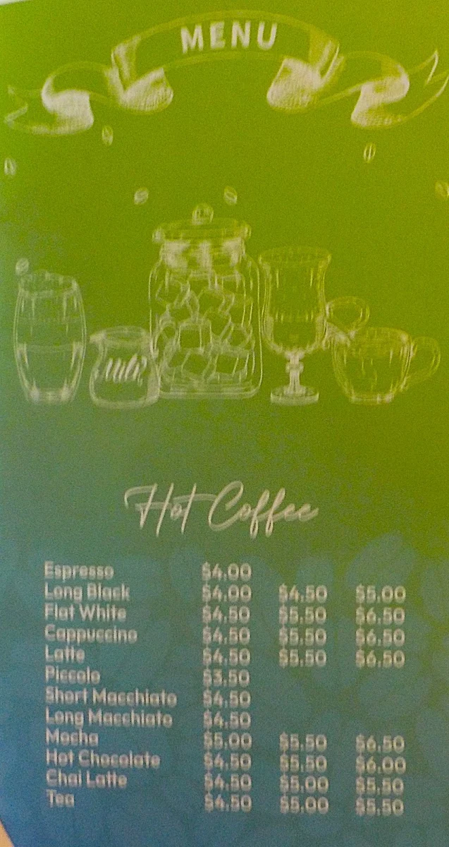 Menu, Luan's Cafe & Kitchen