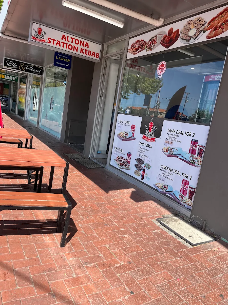 Menu, Altona Station Kebab